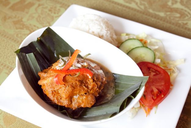 Delicious fish Amok in Montreal