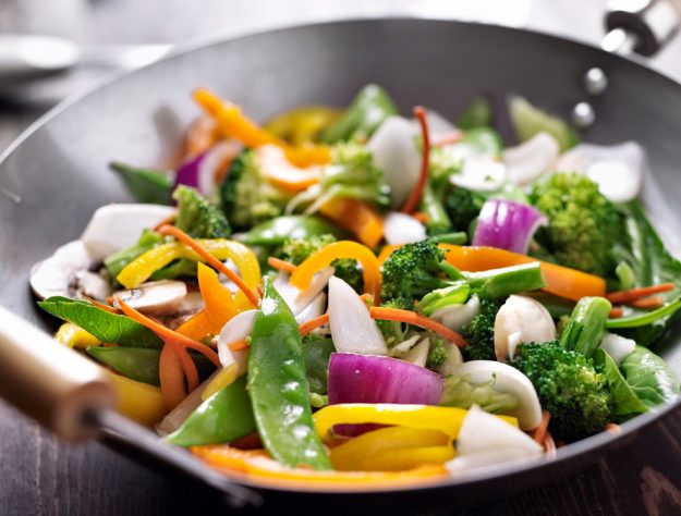 vegetarian wok stir fry