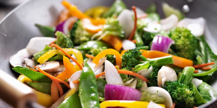 vegetarian wok stir fry